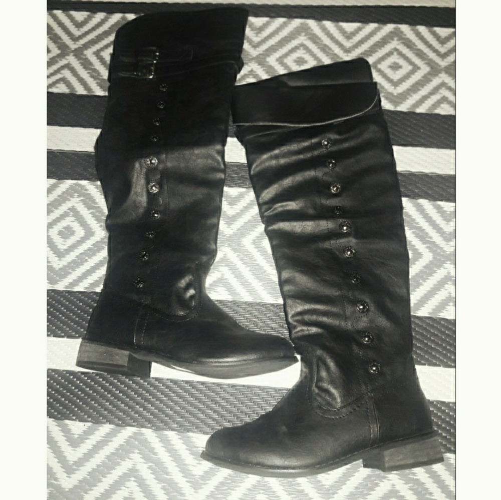 Black Knee High boots
